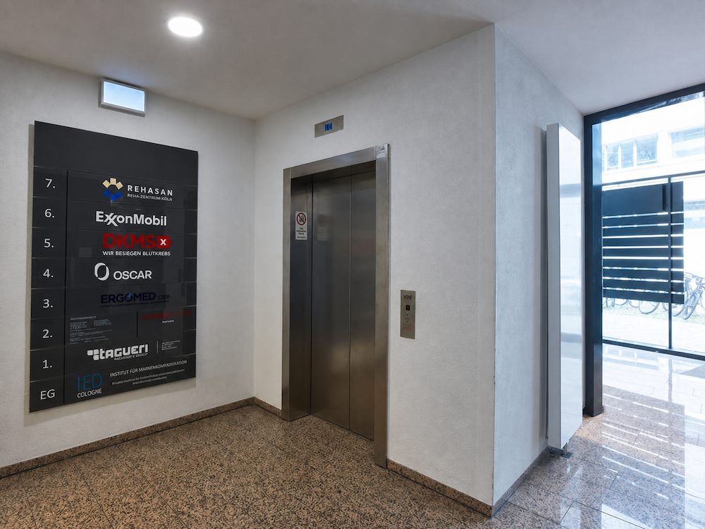 Personenaufzug Mediapark